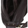 Горизонтальна шкіряна сумка коричневого кольору на блискавці Borsa Leather (19339) - 8