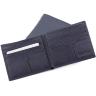 Шкіряний гаманець синього кольору без фіксації ST Leather (18811) - 3