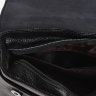 Чорна чоловіча сумка-планшет із зернистої шкіри із клапаном на магнітах Keizer (21343) - 7