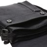 Чорна чоловіча сумка-планшет із зернистої шкіри із клапаном на магнітах Keizer (21343) - 8