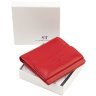 Червоний жіночий гаманець невеликого розміру з натуральної шкіри ST Leather 1767334 - 9