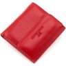 Червоний жіночий гаманець невеликого розміру з натуральної шкіри ST Leather 1767334 - 3