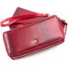 Лаковый кошелек красного цвета на две молнии ST Leather (16312) - 1