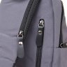 Серая мужская нейлоновая сумка-слинг через плечо Vintage (20630) - 3