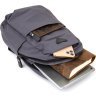 Серая мужская нейлоновая сумка-слинг через плечо Vintage (20630) - 6