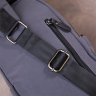 Серая мужская нейлоновая сумка-слинг через плечо Vintage (20630) - 10