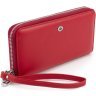 Червоний жіночий гаманець із натуральної шкіри горизонтального типу ST Leather 1767434 - 1