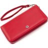 Червоний жіночий гаманець із натуральної шкіри горизонтального типу ST Leather 1767434 - 3