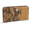 Оригінальний гаманець-клатч з натуральної шкіри з візерунком під змію KARYA (12400) - 1