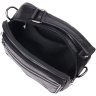 Средняя мужская сумка-барсетка из натуральной кожи черного цвета Vintage 2421270 - 4
