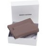 Маленький жіночий гаманець із натуральної шкіри темно-пудрового кольору Marco Coverna 68634 - 7