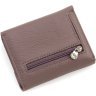 Маленький жіночий гаманець із натуральної шкіри темно-пудрового кольору Marco Coverna 68634 - 3