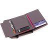 Маленький жіночий гаманець із натуральної шкіри темно-пудрового кольору Marco Coverna 68634 - 5