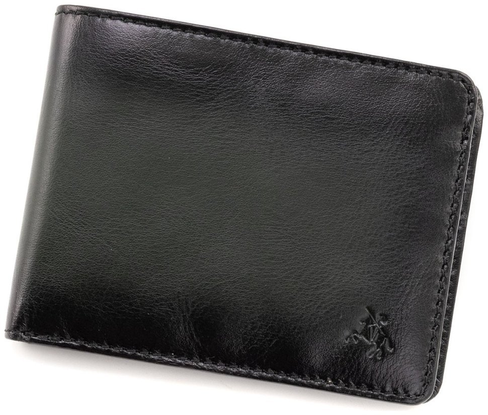 Мужское портмоне из натуральной кожи темно-зеленого цвета без застежки Visconti Roland 69234 modnotak фото №1