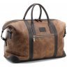 Ручна дорожна сумка з вінтажної шкіри рудого кольору Tom Stone (10936) - 1