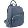 Темно-синий женский рюкзак формата А4 из фактурной кожи KARYA 69734