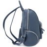 Темно-синій жіночий рюкзак формату А4 із фактурної шкіри KARYA 69734 - 2