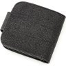 Компактний гаманець чорного кольору зі шкіри ската STINGRAY LEATHER (024-18561) - 2