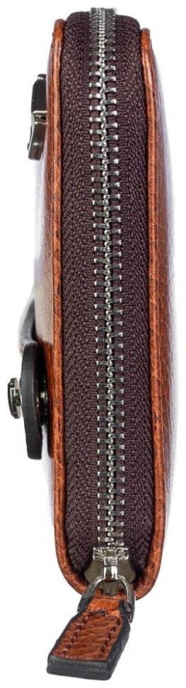 Чоловіча шкіряна барсетка-клатч рудого кольору з кистьовим ремінцем DESISAN 81035 фото №3 Чоловіча шкіряна барсетка-клатч рудого кольору з кистьовим ремінцем DESISAN 81035 modnotak фото №3