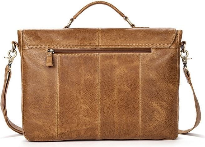 Деловая мужская сумка под ноутбук из натуральной кожи VINTAGE STYLE (14753)