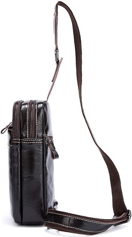 Стильна сумка рюкзак з натуральної шкіри VINTAGE STYLE (14741)