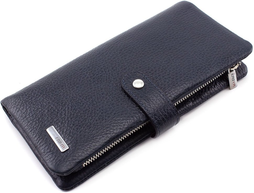 Оригінальний жіночий гаманець із застібкою-ремінцем - KARYA (17060)