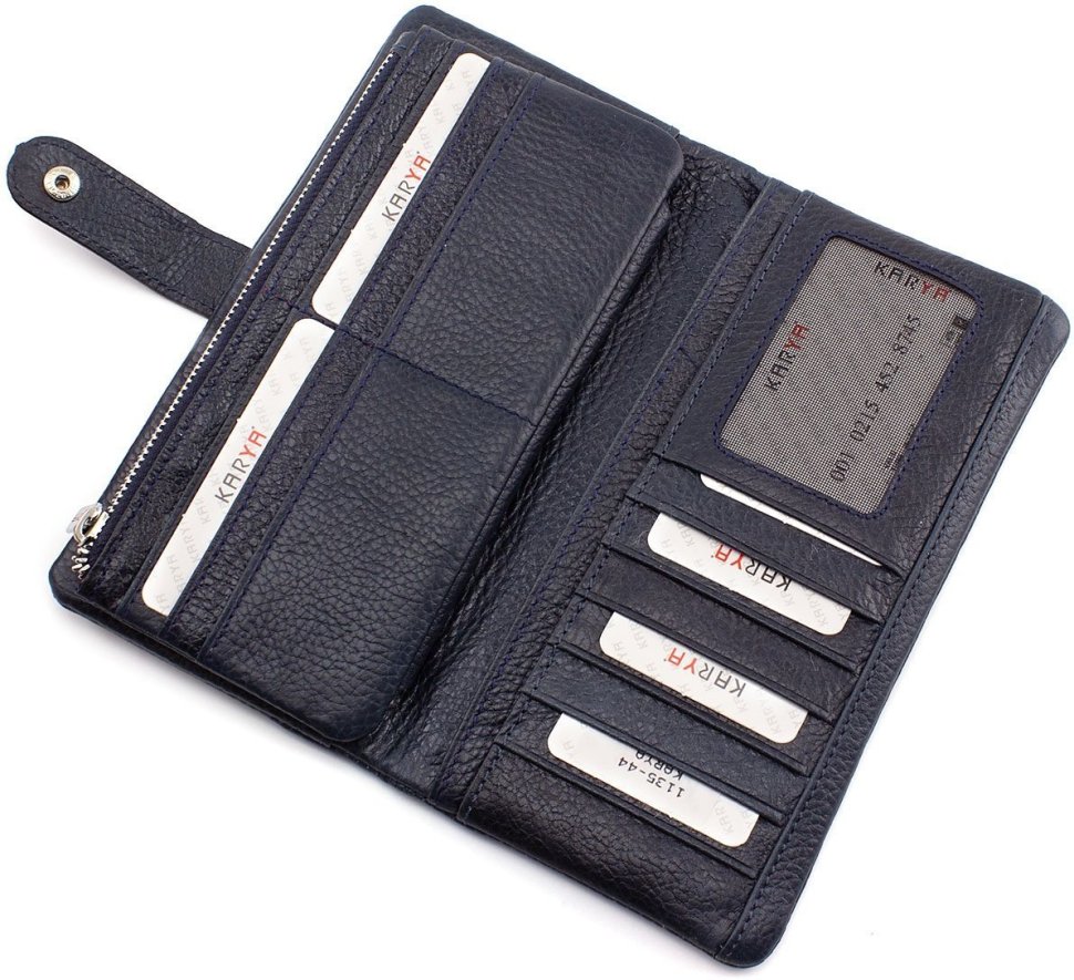 Оригінальний жіночий гаманець із застібкою-ремінцем - KARYA (17060)