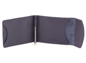Качественный зажим для денег синего цвета ST Leather (16851) - 2