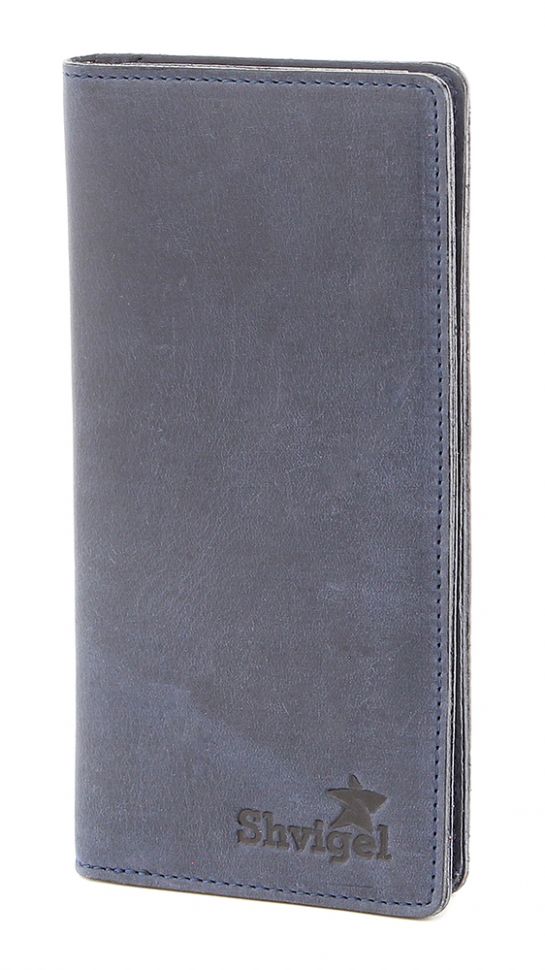 Набір подарунковий з натуральної шкіри (візитниця, ключниця, купюрник, обкладинка на паспорт) в оригінальній упаковці від SHVIGEL (0-9003)
