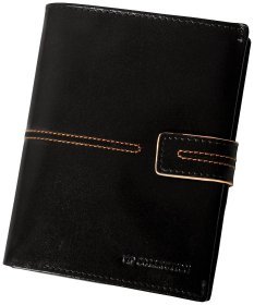 Шкіряне портмоне чоловіче London з великою монетницею Vip Collection 102535