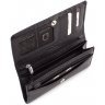 Кожаный кошелек классического дизайна в черном цвете KARYA (1064-45) - 2