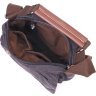 Стильна чоловіча сумка-барсетка із щільного текстилю в чорному кольорі Vintage (2421225) - 4