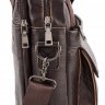 Шкіряна сумка середнього коричневого кольору Leather Collection (10076) - 3