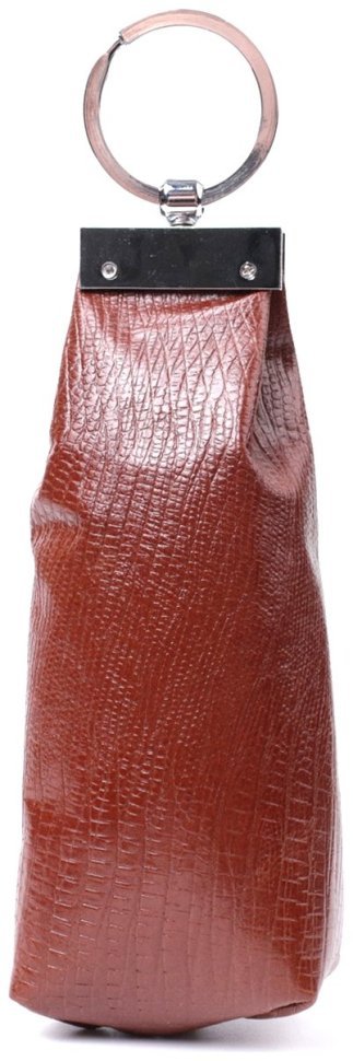 Фактурна шкіряна ключниця KARYA 22822 Рудий фото №2 Фактурна шкіряна ключниця KARYA 22822 Рудий modnotak фото №2