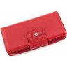 Класичний жіночий шкіряний гаманець червоного кольору турецької фірми Karya (17355) - 3