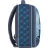 Шкільний рюкзак для хлопчиків із сірого текстилю з принтом машини Bagland (53835) - 2