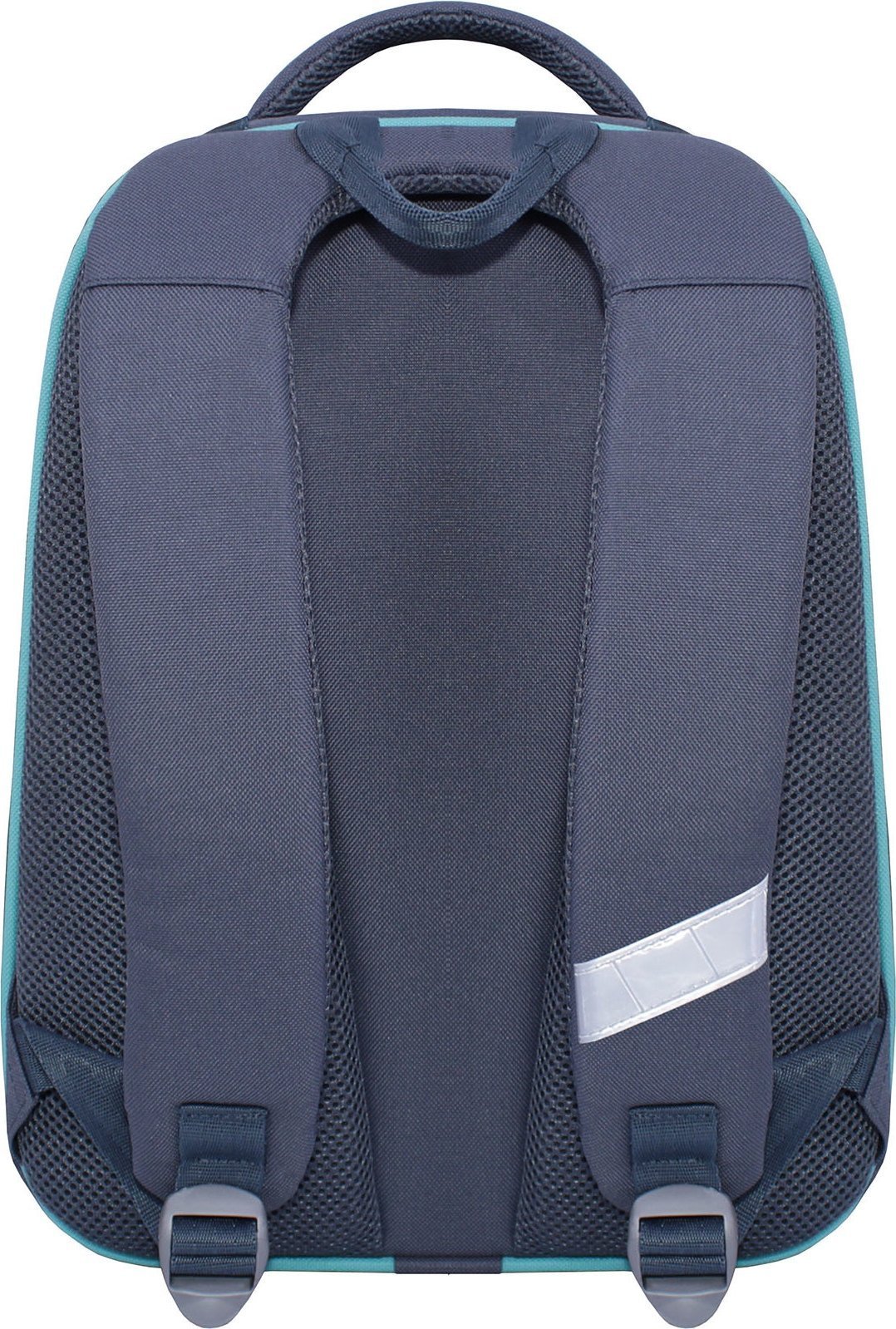 Школьный рюкзак для мальчиков из серого текстиля с принтом машины Bagland (53835)