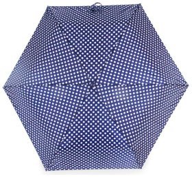 Женский зонт Incognito-4 L412 Navy Spot (механика, складной, синий в горошек) 93935