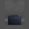 Темно-синяя сумка для ноутбука или документов из натуральной кожи BlankNote (12800) - 5