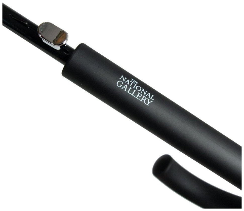 Зонт женский Fulton L847 National Gallery Bloomsbury-2 Tiger Surprised (Трость, полуавтомат, черный с рисунком тигра) 94135 modnotak фото №7