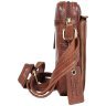 Компактная мужская сумка из качественной гладкой кожи коричневого цвета Ashwood K41 94235 (Великобритания) фото №3 Компактная мужская сумка из качественной гладкой кожи коричневого цвета Ashwood K41 94235 (Великобритания) modnotak фото - 3