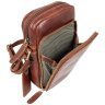 Компактная мужская сумка из качественной гладкой кожи коричневого цвета Ashwood K41 94235 (Великобритания) фото №6 Компактная мужская сумка из качественной гладкой кожи коричневого цвета Ashwood K41 94235 (Великобритания) modnotak фото - 6