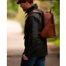 Мужской рюкзак из натуральной гладкой кожи коричневого цвета Ashwood K47 Chestnut 94335 фото №9 Мужской рюкзак из натуральной гладкой кожи коричневого цвета Ashwood K47 Chestnut 94335 modnotak фото - 9
