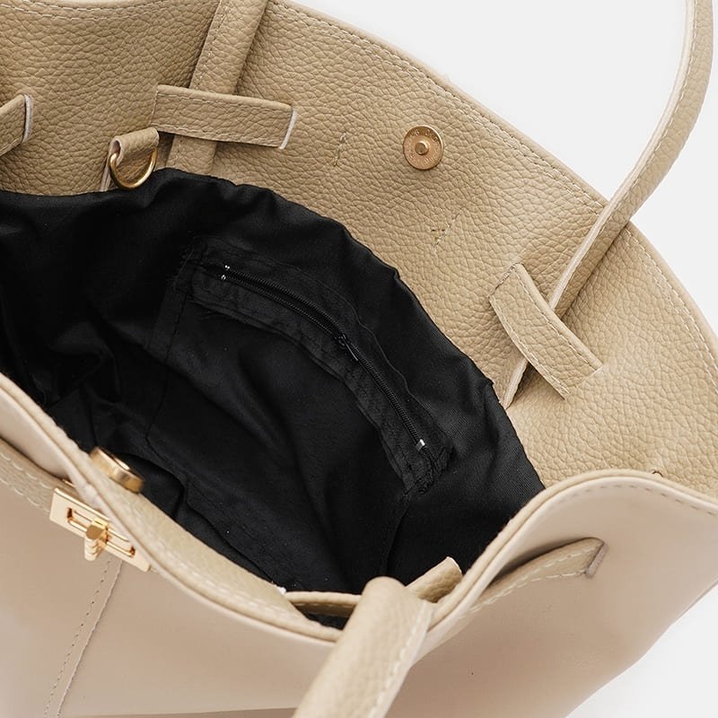 Качественная женская сумка из прочного кожзама белого цвета Monsen 94635 фото №5 Качественная женская сумка из прочного кожзама белого цвета Monsen 94635 modnotak фото №5