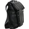 Черная сумка-планшет большого размера из натуральной зернистой кожи Vip Collection (21102) - 4
