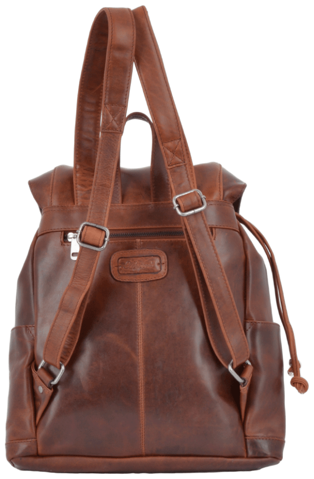 Мужской городской рюкзак из натуральной винтажной кожи Ashwood HARVEY рыжего цвета 95435 фото №3 Мужской городской рюкзак из натуральной винтажной кожи Ashwood HARVEY рыжего цвета 95435 modnotak фото №3