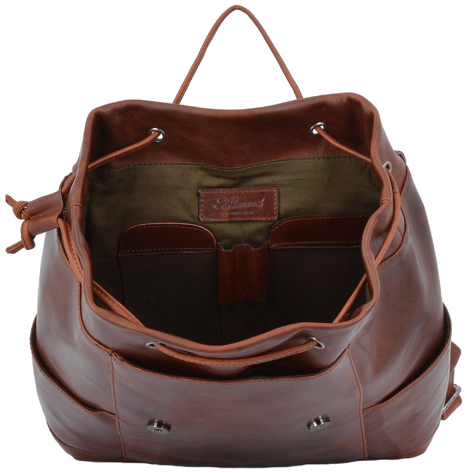 Мужской городской рюкзак из натуральной винтажной кожи Ashwood HARVEY рыжего цвета 95435 фото №4 Мужской городской рюкзак из натуральной винтажной кожи Ashwood HARVEY рыжего цвета 95435 modnotak фото №4