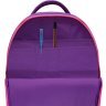 Шкільний рюкзак для дівчинки з фіолетового текстилю з котиком Bagland Butterfly 55635 - 4