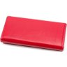 Яскравий червоний гаманець зі шкірозамінника з кнопкою Kivi (17920) - 3