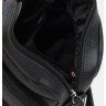 Кожаная мужская сумка черного цвета с длинным ремешком Keizer (19381) - 4